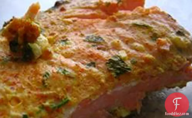 Yogurt-Marinated Salmon Fillets - Dahi Machhali Masaledar