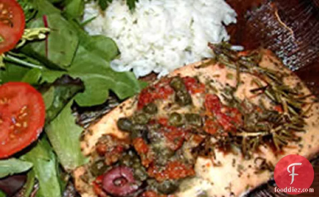 Salmon with Dijon Vinaigrette