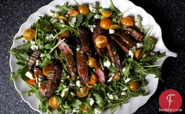 Skirt Steak Salad With Blue Cheese