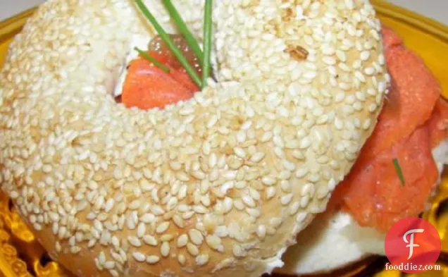 A Very Interesting Smoked Salmon Sandwich