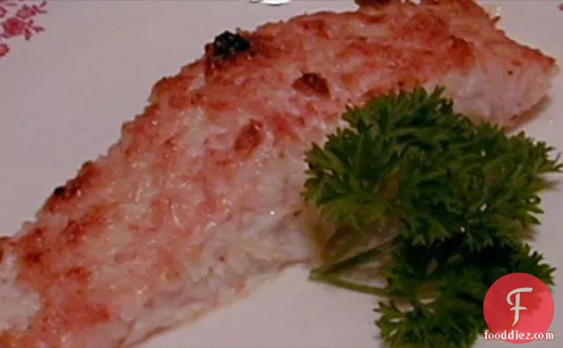 Salmon With Parmesan Crust