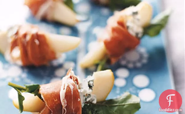 Pears with Blue Cheese and Prosciutto