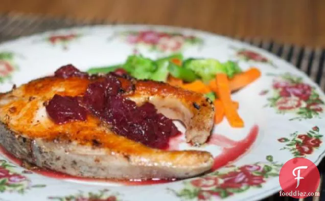 Cherry Sauce for Grilled Salmon