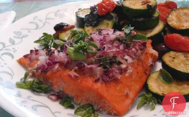 Chuck's Easy Poached Salmon