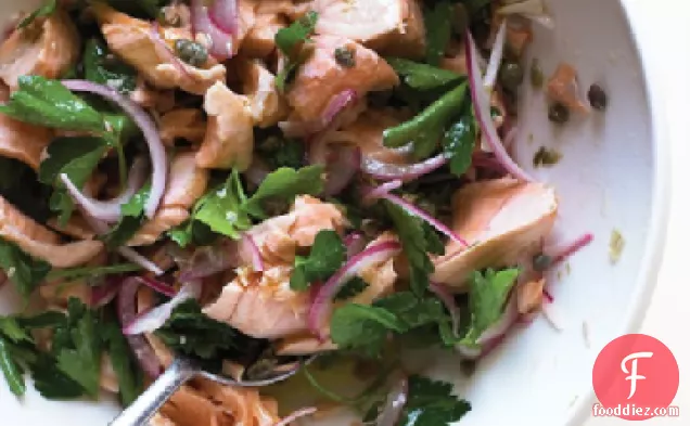 Salmon Salad with Parsley and Capers