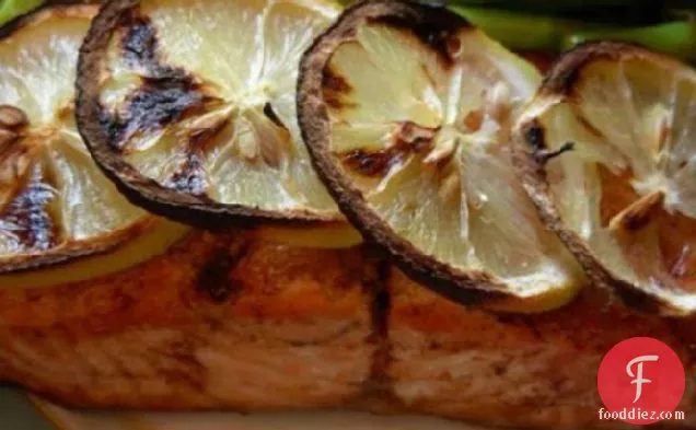 Pan Seared Lemon-Soy Salmon