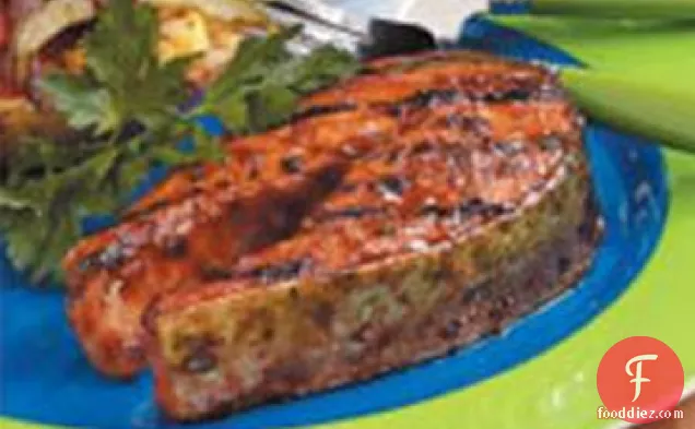 Firecracker Salmon Steaks