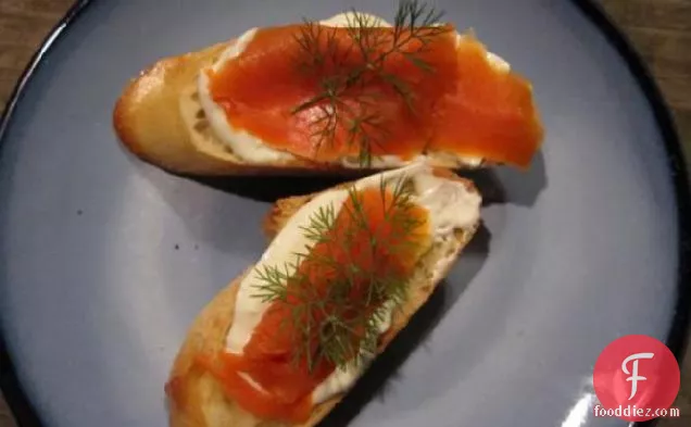 La Boqueria Smoked Salmon Toasts