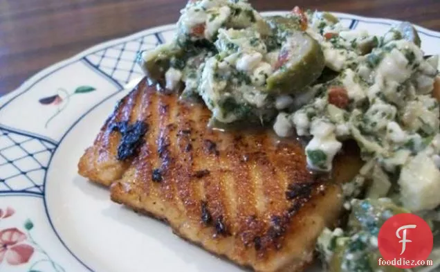 सामन और शतावरी 'लगभग एन क्राउट'