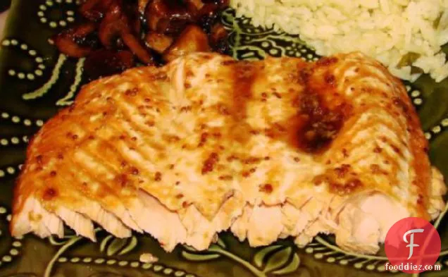 Maple Glazed Salmon [ or Trout ]