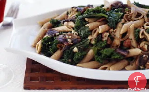 Wild About Mushrooms Sauce With Whole Wheat Pasta, Arugula And
