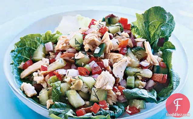 Salmon Salad with Dill Vinaigrette
