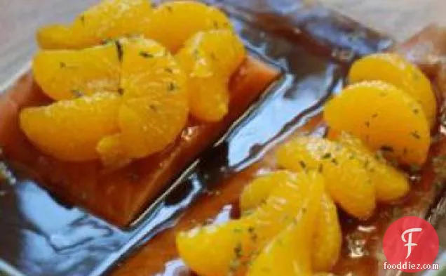 Salmon With Mandarin Hoisin Glaze