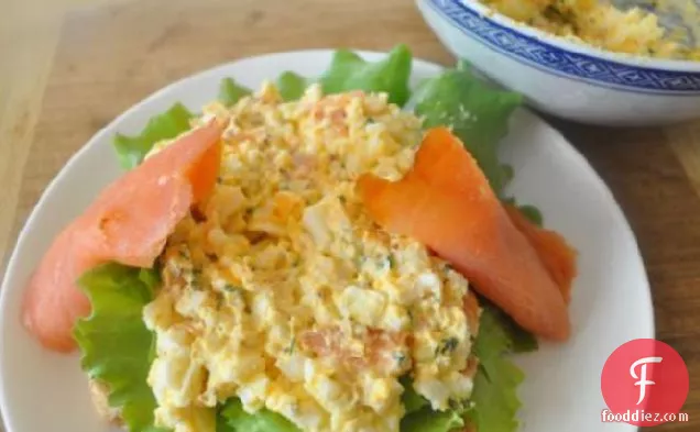 Egg Salad and Smoked Salmon Sandwiches