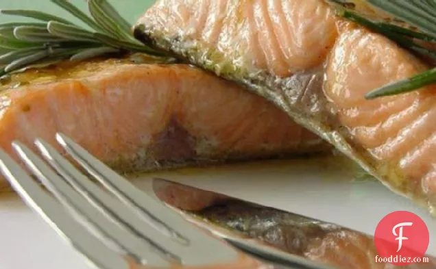 Grilled or Baked Salmon With Lavender
