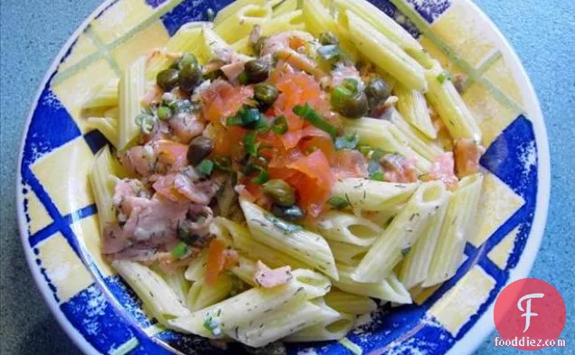 Smoked Salmon and Capers in a Champagne Sauce for Pasta