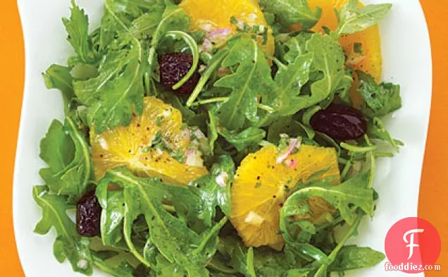 Orange Salad with Arugula and Oil-Cured Olives