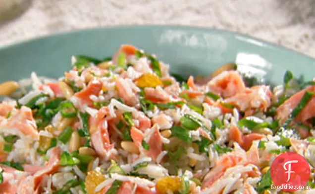 Tangy-Sweet Salmon and Rice Salad