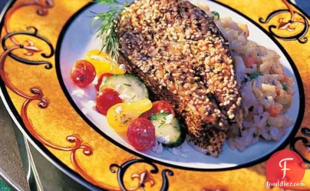 Assyrian Barbecued Salmon