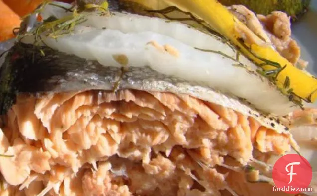 Easy Poached Salmon With Dill