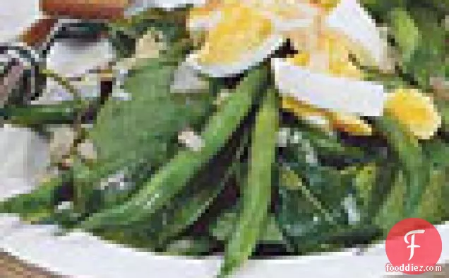 Arugula and Green Bean Salad with Walnut Oil Dressing