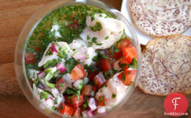Snapper Ceviche with Chiles and Herbs Recipe
