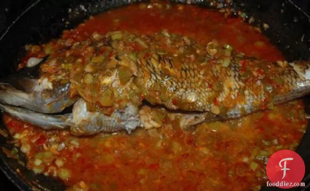 Whole Red Snapper in Szechuan Hot Sauce