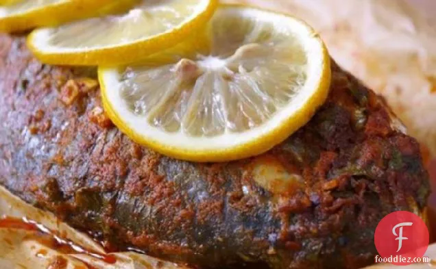 Snapper Baked With Cumin and Lemon