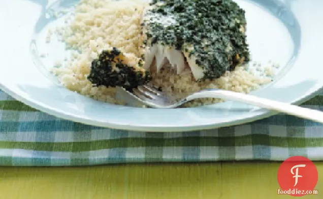 Herb-Crusted Snapper