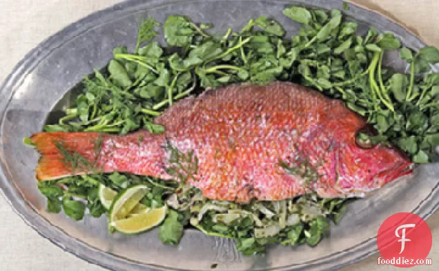 Whole Roasted Fish with Fennel