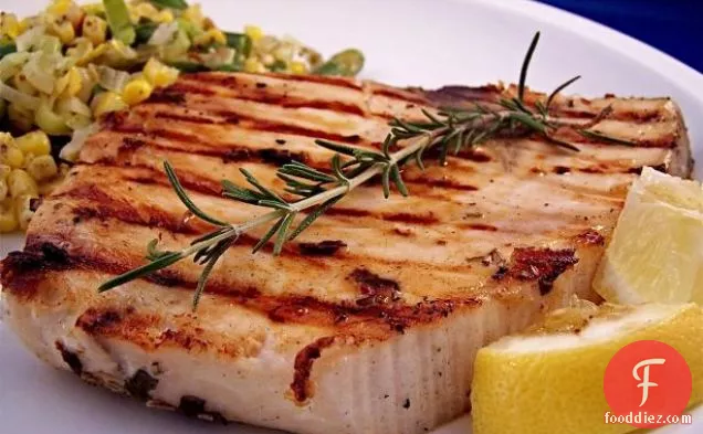 Grilled Swordfish With Rosemary