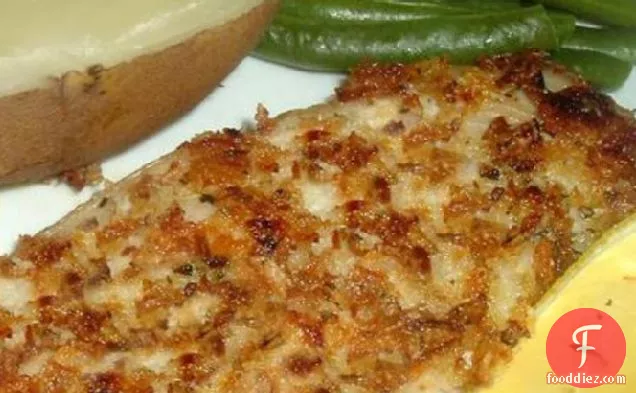 Tilapia With Onion Crust