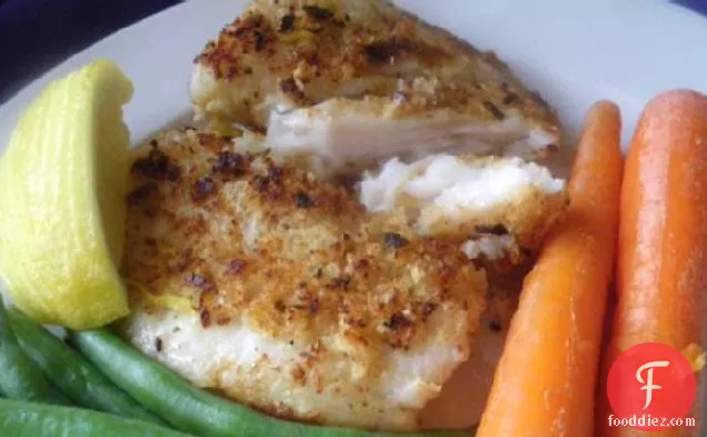 Crispy Parm- Crusted Filet of Fish