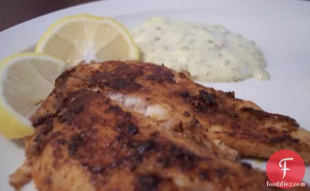 ग्रील्ड नारंगी-अदरक तिलपिया