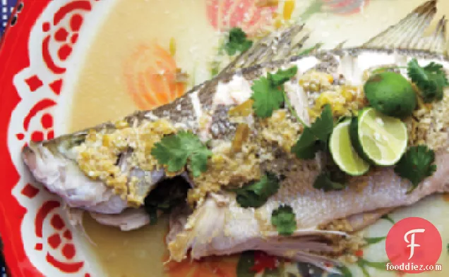 Steamed Fish with Lime and Chile