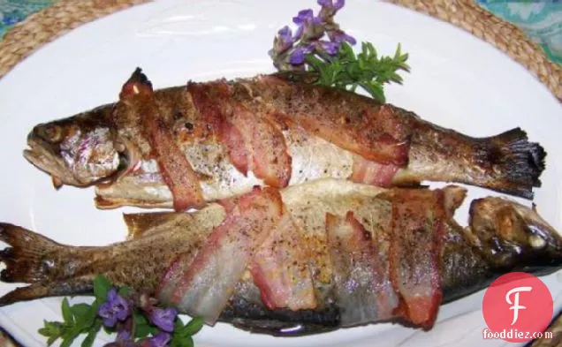 Bacon-Wrapped Trout