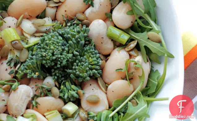 Butter Beans, Broccoli And Rocket