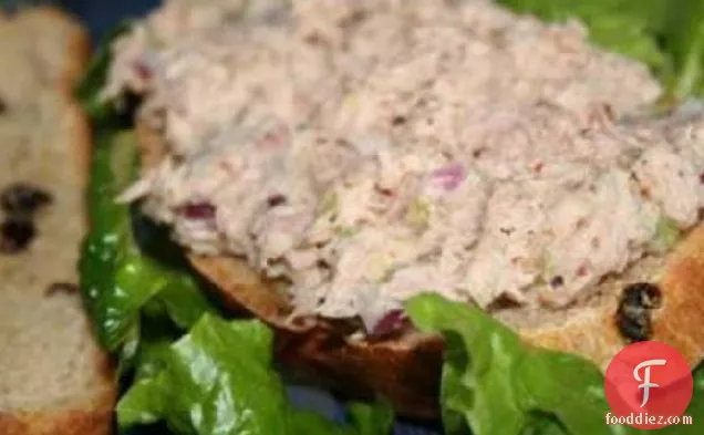 Tuna Salad Sandwich With Raisin Bread