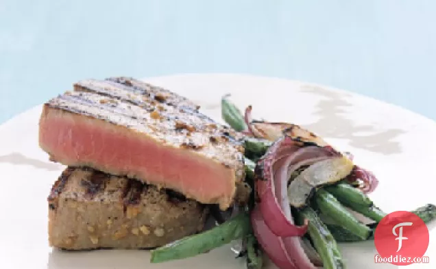 Grilled Tuna Steaks with Japanese Marinade