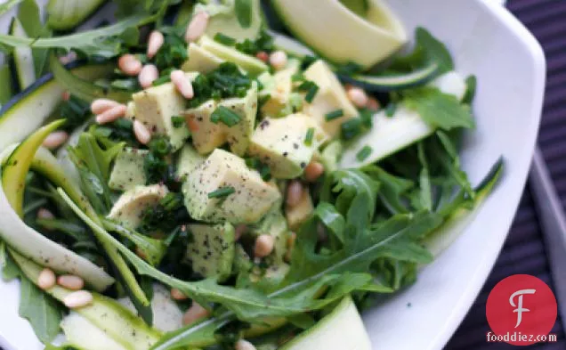 Courgettes, Avocado And Rocket