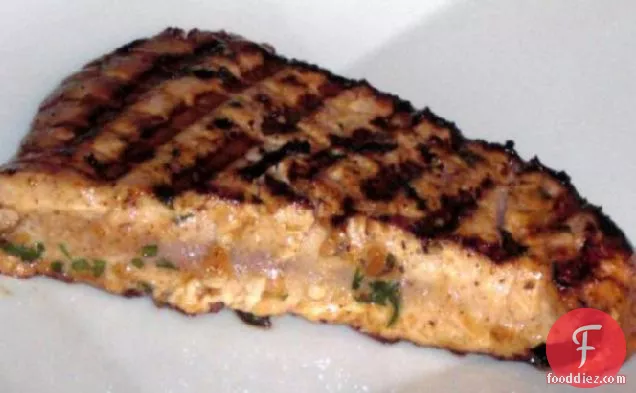 मसालेदार ग्रील्ड टूना स्टेक