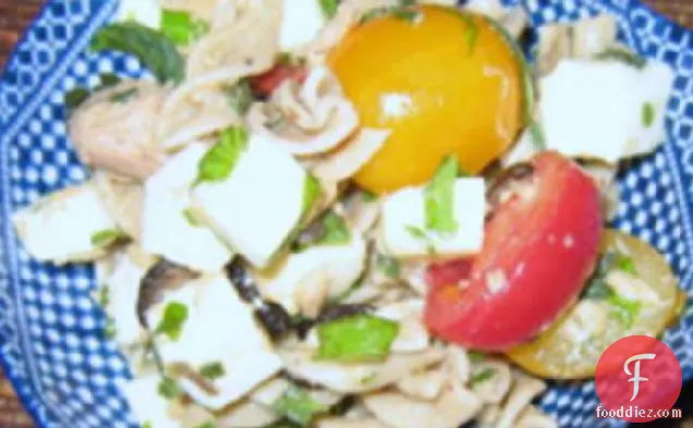 Olives, Tuna and Fresh Herbs Pasta Salad