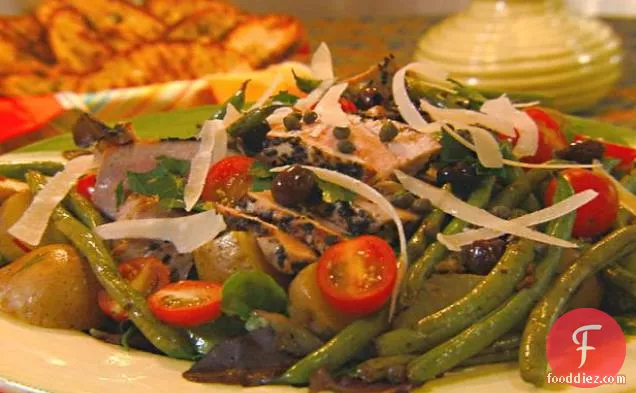 Tuna Nicoise Salad with Parmesan