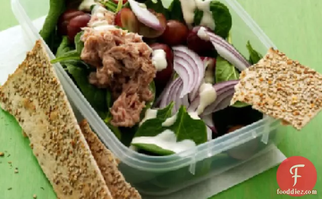Baby Spinach Salad with Tuna