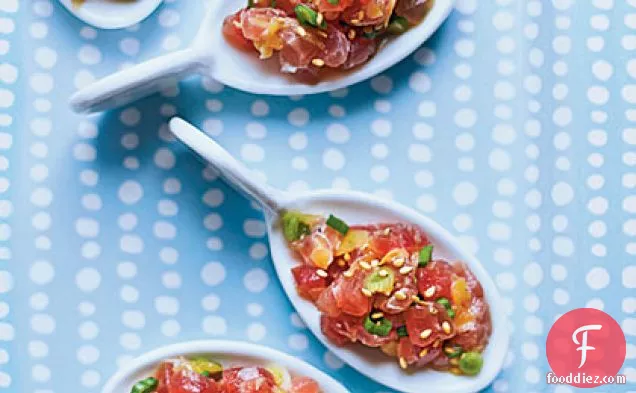Tuna Tartare with Ginger and Toasted Sesame