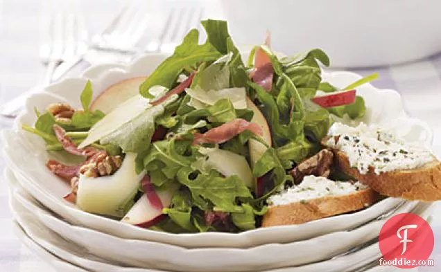 Arugula Salad with Prosciutto and Pears