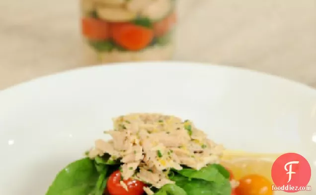 Tuna Nicoise Salad Jars