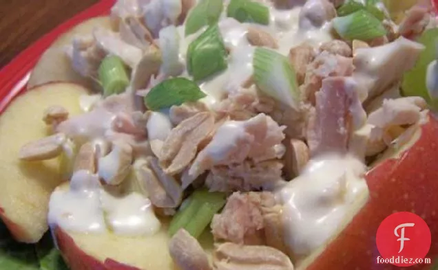 Apple-Peanut Salad with Tuna