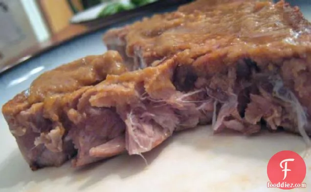 वसाबी-अदरक चमकता हुआ टूना स्टेक (दक्षिण समुद्र तट आहार के अनुकूल, कम