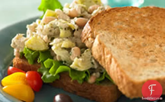 Mediterranean Tuna Salad Sandwich